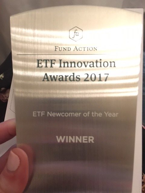 Gregory FCA clients bring home hardware at Fund Action ETF Innovation Awards Fund Action ETF Innovation Awards - ETF Newcomer