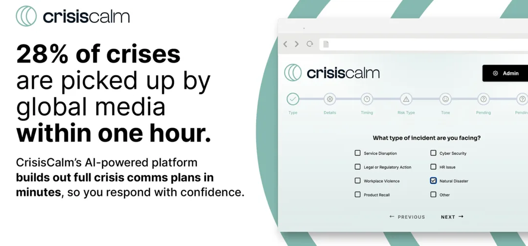Introducing CrisisCalm: Transforming Crisis Communications for the Modern Business