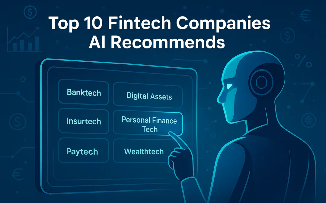 Top 10 Fintech Companies AI Recommends Most Often