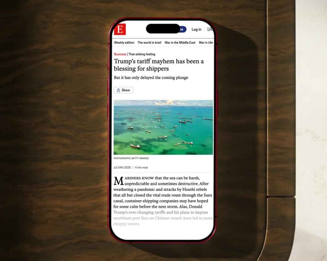 Another Forbes coverage example that Gregory worked on for Descartes Systems Group