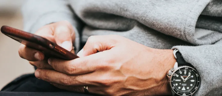 Services A prospect on their iPhone that is seeing the digital marketing campaigns you are running