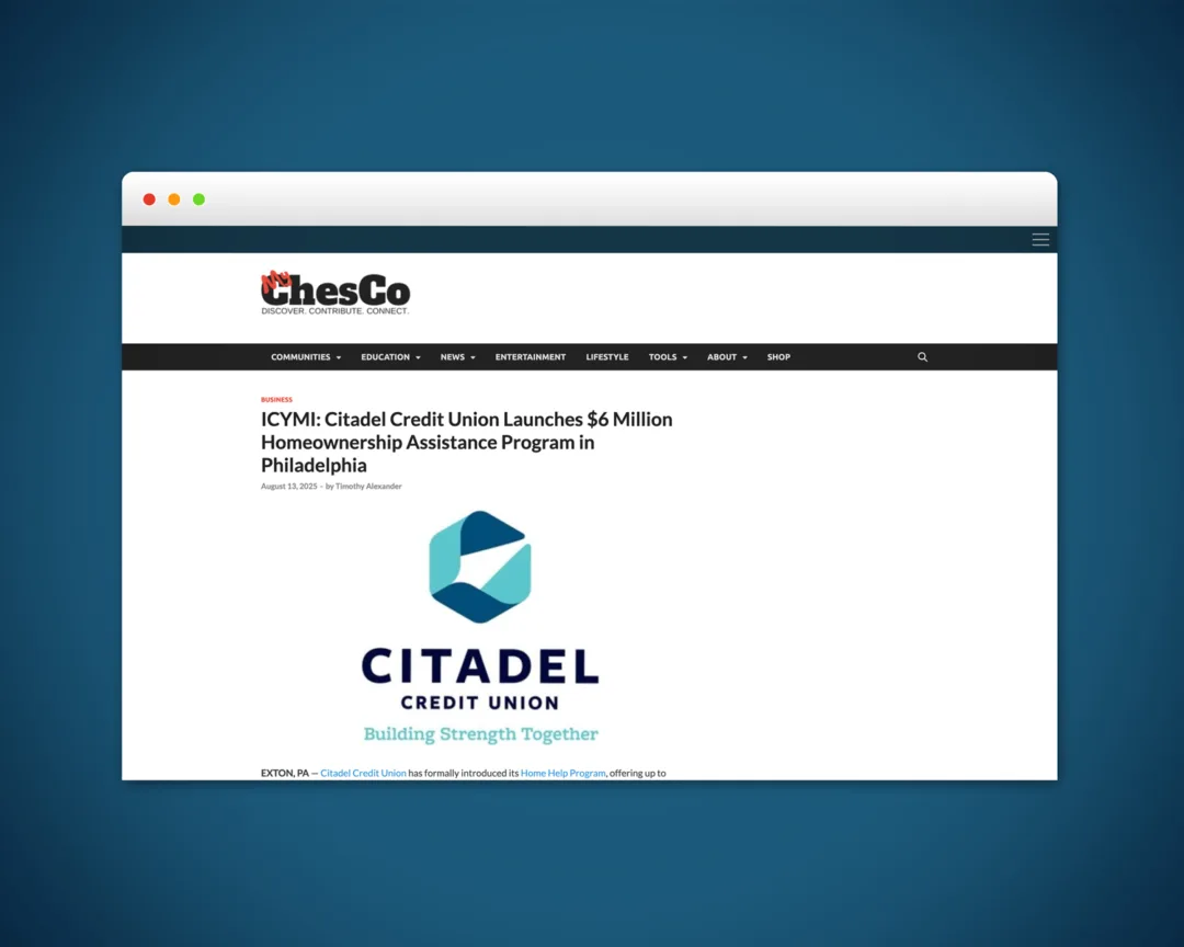 Press coverage that Gregory obtained for Citadel Credit Union