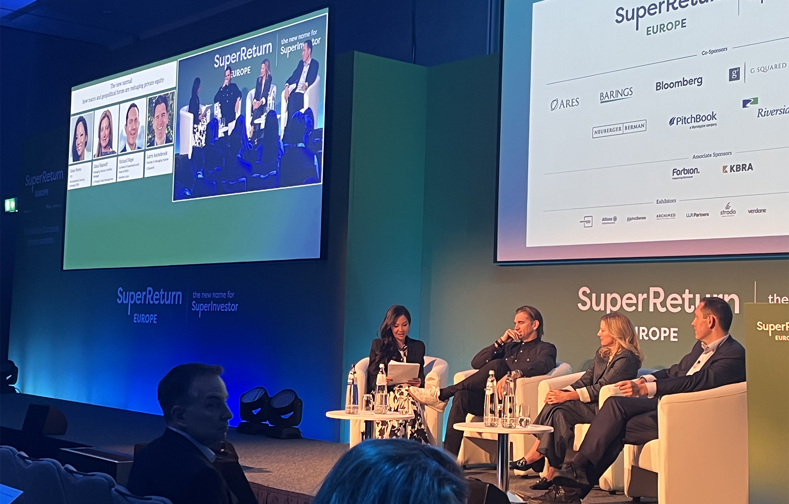 SuperReturn’s Tale of Two Markets - Europe Finds Its Edge Panel on stage in SuperReturn Europe in Amsterdam