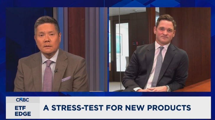 CNBC ETF Edge interview featuring Jamie Harrison of MFS Investment Management discussing new ETF products and market strategy.